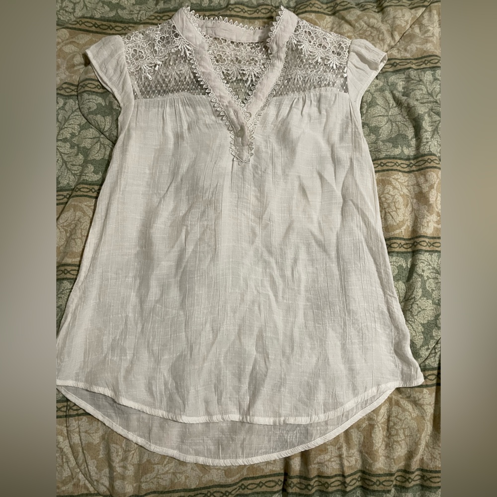 Petite Lacy Tee